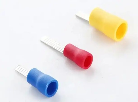 DBV Type Insert Plating Tin Insulated Blade Crimped Lug Cable Crimp Connectors با استفاده از کابل های بسته بندی شده