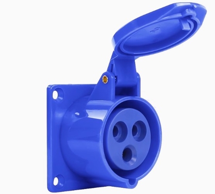 3 قطب 16A سوکت های آشکار صنعتی 3 خروجی CEE / IEC International Industrial Connector